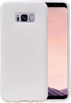 Wicked Narwal | Sand Look TPU Hoesje voor Samsung Galaxy S8 + Plus Wit