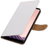 Wicked Narwal | bookstyle / book case/ wallet case Hoesje voor Samsung Galaxy S8 Plus Wit
