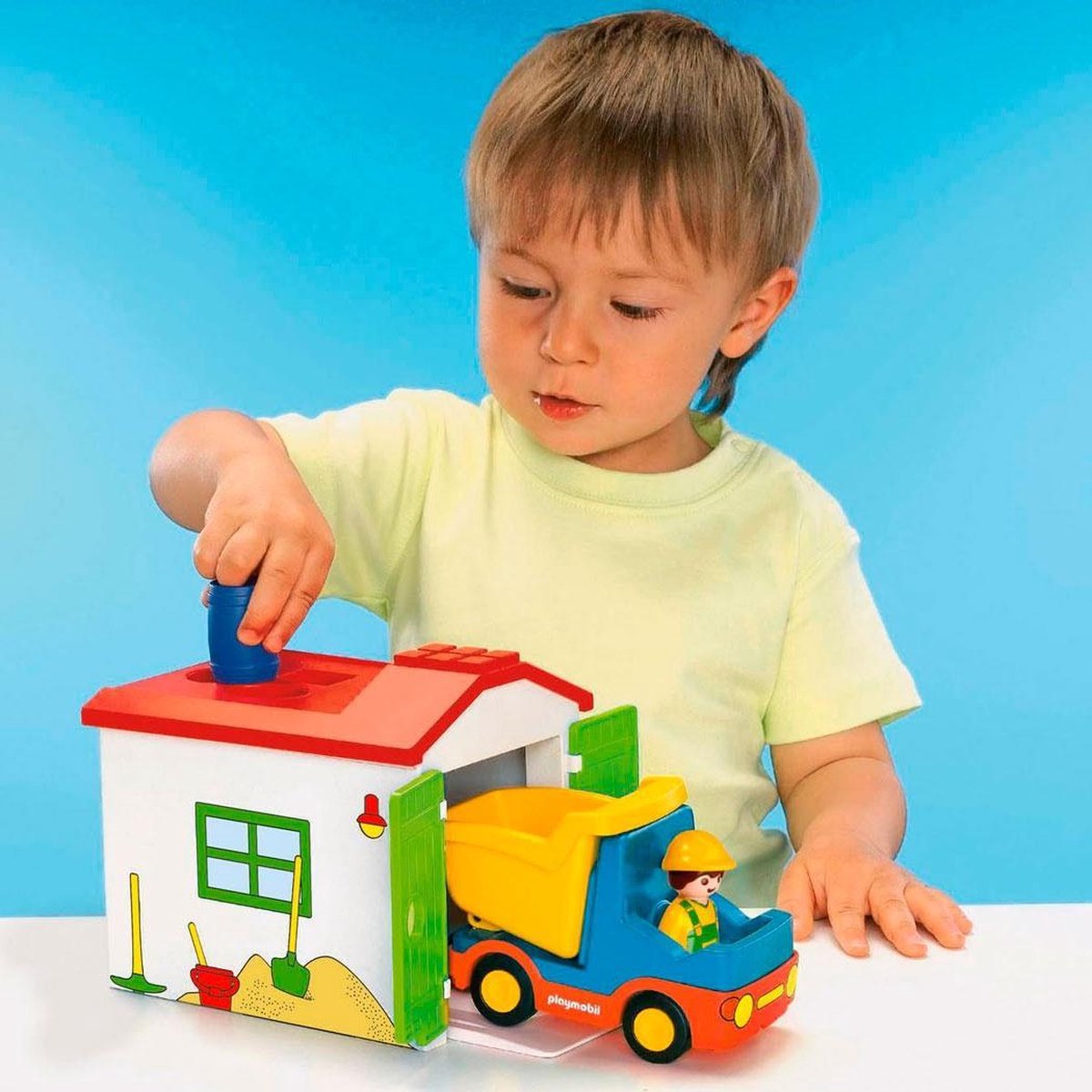 PLAYMOBIL 1.2.3 Werkman met sorteer-garage - 70184 — afbeelding 16
