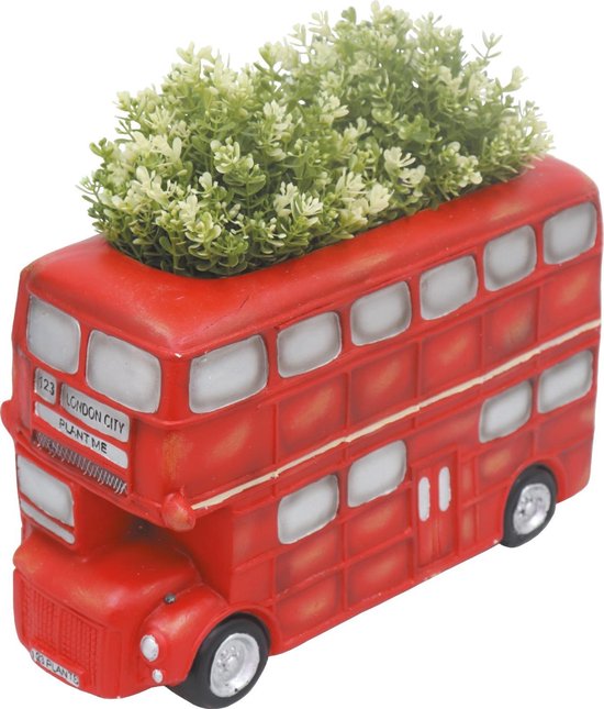 Plantenbak - kunststof plantenbak - Londenbus 24,5 cm hoog voor huis en tuin -... | bol.com