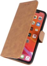 Wicked Narwal | bookstyle / book case/ wallet case Wallet Cases Hoes voor iPhone 11 Pro Max Bruin