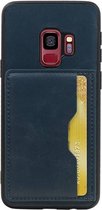 Wicked Narwal | Staand Back Cover 1 Pasjes voor Samsung Galaxy S9 Navy