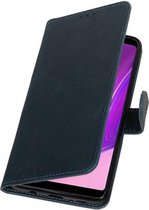 Wicked Narwal | Premium bookstyle / book case/ wallet case voor Samsung Samsung Galaxy A9 2018 Blauw