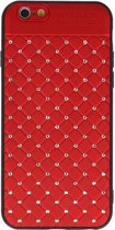Wicked Narwal | Witte Chique Hard Cases voor iPhone 6 Rood
