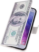 Wicked Narwal | Dollar bookstyle / book case/ wallet case Hoesje voor Samsung Galaxy J4 2018