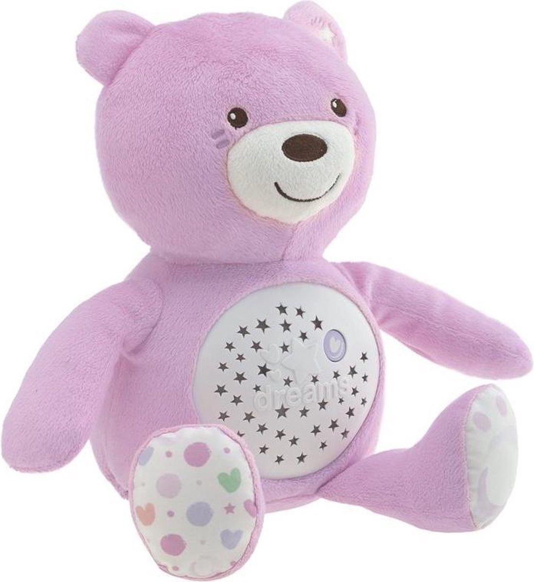 Chicco First Dreams Knuffel Beer Projector - Roze | bol.com