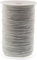 Waxkoord Katoen (ca. 0.5 mm) Grey (500 Meter)