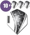 Afbeelding van het spelletje ABC Darts Flights Pentathlon Wave 10 sets (30 Dart Flights) - Zwart