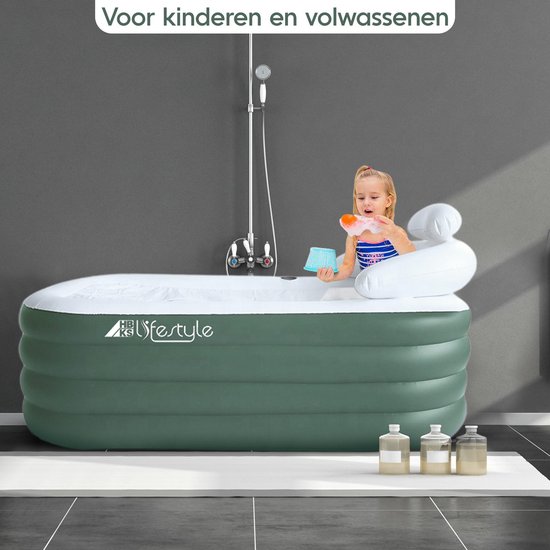 HBKS Lifestyle Bad – Opblaasbaar Ligbad – Bath Bucket – Zitbad voor  Volwassenen -... | bol.com
