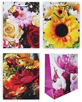 24 grote cadeauzakjes 17254 bloemen cadeauzakjes voor verjaardagscadeautas