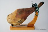Spaanse ham, Spaanse hesp, hele Ibérico de Cebo de Campo ham + hamsnijmes