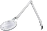 Daylight Omega 7 Loeplamp met LED Verlichting - Vergrootglas op Standaard - Loep met 1.75x Vergroting - Loupelamp LED pedicure - Flexibele Arm - Wit