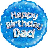 Folieballon happy birthday dad