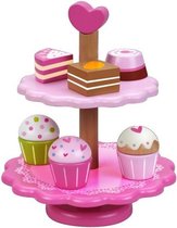 Classic World Cupcake Stand - Hout