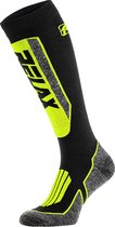 Relax Extreme Wintersokken Zwart - Geel M 39 - 42