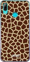 Honor 10 Lite Hoesje Transparant TPU Case - Giraffe Print #ffffff