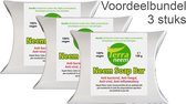 SOS-VERDE Terra Neem Zeep - 3 x 100g Pack - Met Gecertificeerde Organische Neem- en Kokosolie - Anti-Acne - Verlicht geïrriteerde huid
