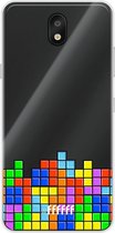 LG K30 (2019) Hoesje Transparant TPU Case - Tetris #ffffff