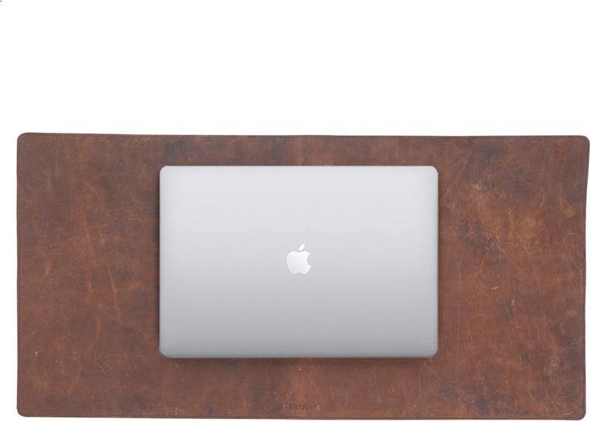 Grayham Bureau Onderlegger 100% Leer - 80 x 40 cm - Anti-Slip