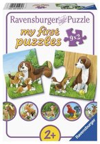 Ravensburger Dierenfamilies op de boerderij - My First puzzles - 9x2 stukjes - kinderpuzzel