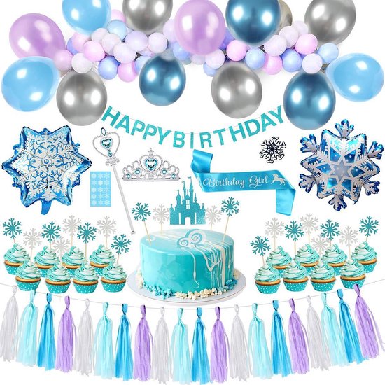 Inloggegevens water Passief Dyluxe Frozen Verjaardag Versiering - Disney - Elsa - Birthday Party -  Ballonnen -... | bol.com