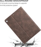 Tablet Hoes geschikt voor iPad Air 2019 10.5 Inch - Book Case Leer Slimline Kofiebruin