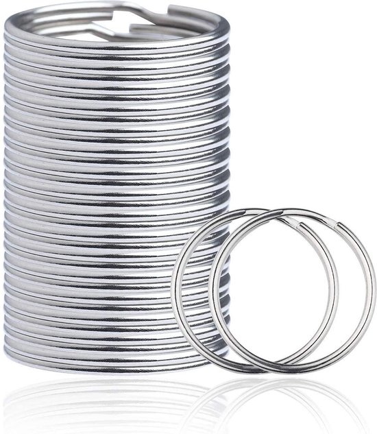 Sleutelringen 25mm set van 5 stuks - Sleutelring - Keyring