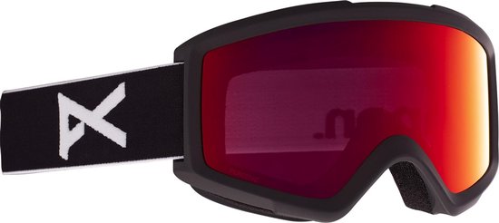 Anon Skibril - Unisex - zwart/wit