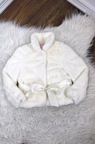 Babes & Binkies Jasje super soft kort wit Kids Wit - Maat 116/122