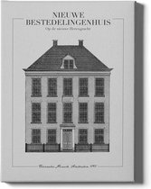 Walljar - Nieuwe bestedelingenhuis - Muurdecoratie - Canvas schilderij