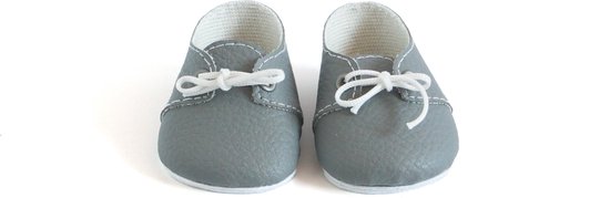 Little Lady Poppenkleding - Paola Reina Gordi schoenen - minikane - sneakers grijs