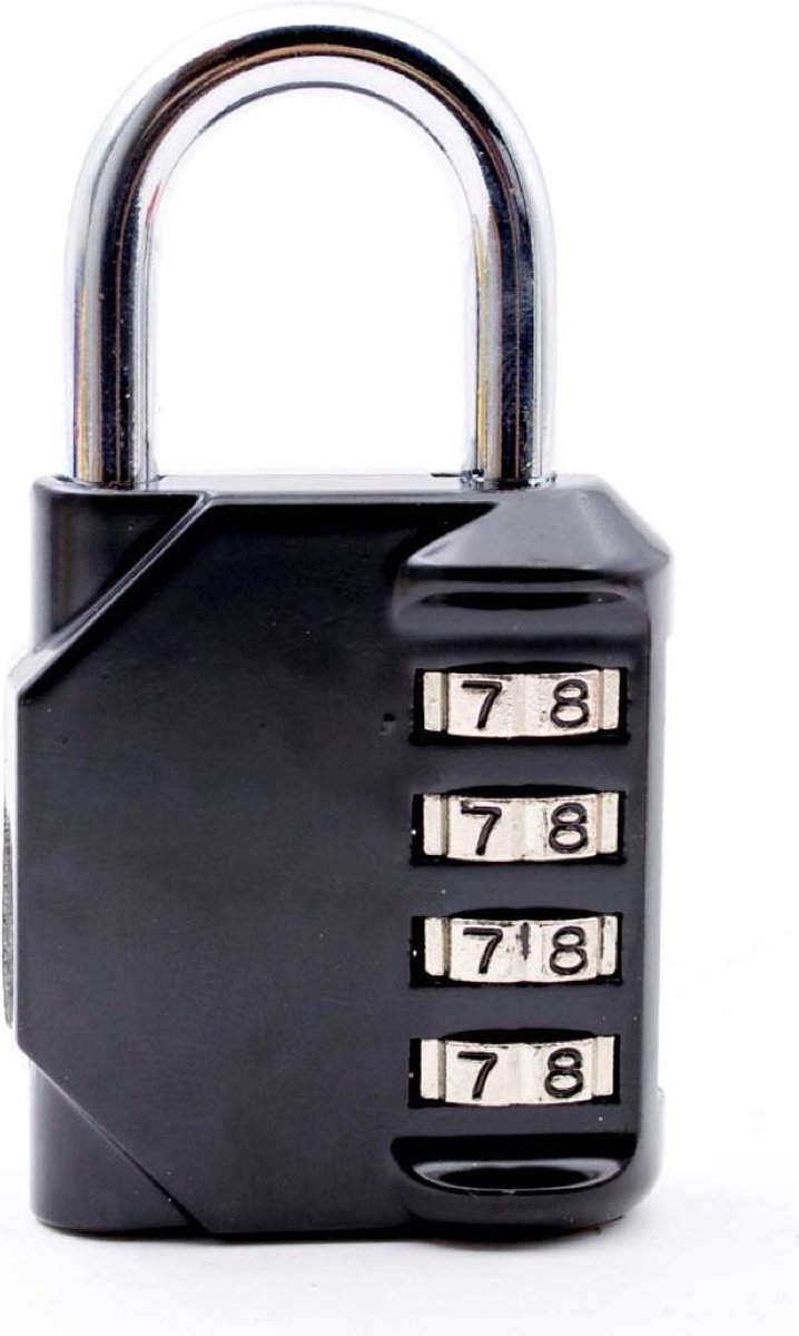 BT Hangslot Cijferslot Zwart
