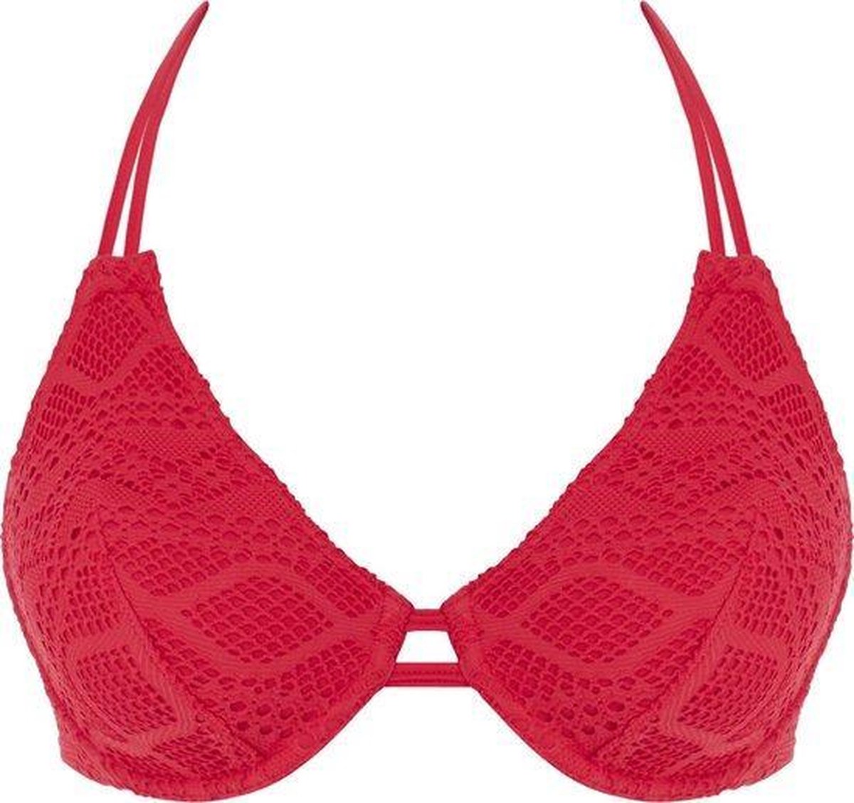 Freya - SUNDANCE UW Halter Bikini Top - RED - Vrouwen - Maat 75D