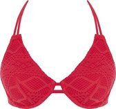 Freya - SUNDANCE UW Halter Bikini Top - RED - Vrouwen - Maat 75D