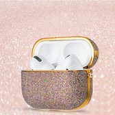 Bling shiny glitter case Protector for AirPods AirPods Pro - Paars