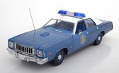 Plymouth Fury Police "Smokey and the Bandit" 1975 Beige 1-18 Greenlight Collectibles