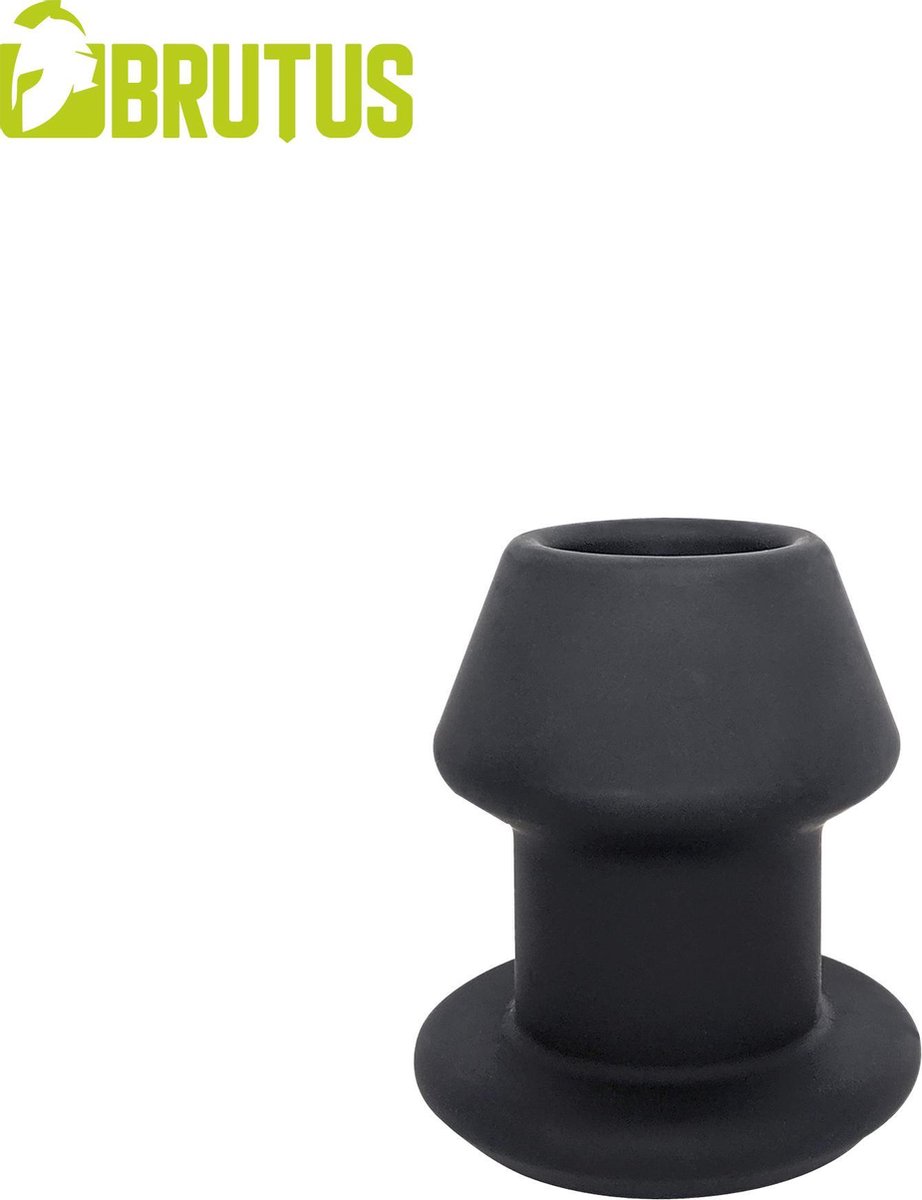 Goedkoopste De Gobbler - holle silicone anaal buttplug - small 60mm - tunnel plug