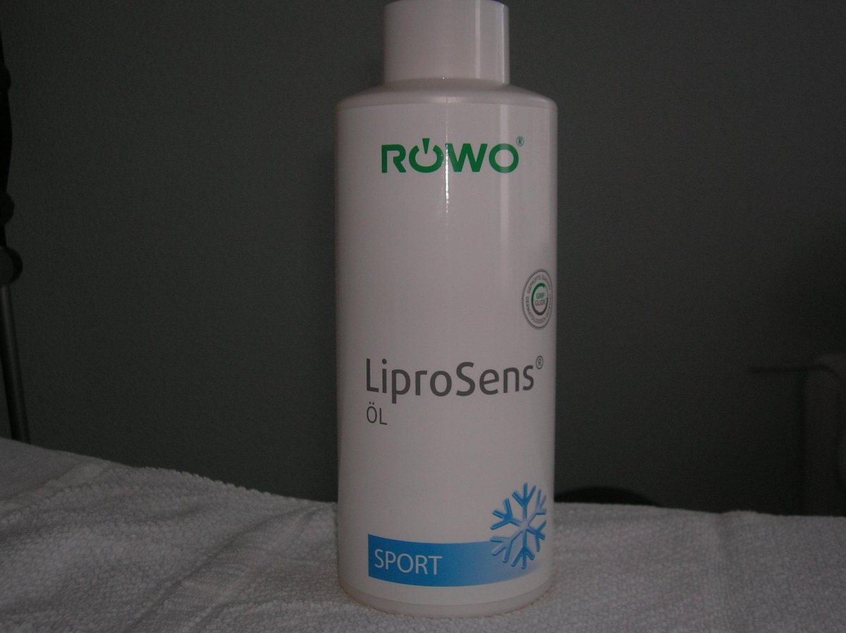 Goedkoopste Röwo LiproSens Massageolie Sport MET Doseerpomp 1000ml