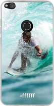 Huawei P8 Lite (2017) Hoesje Transparant TPU Case - Boy Surfing #ffffff