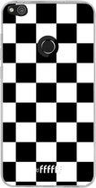 Huawei P8 Lite (2017) Hoesje Transparant TPU Case - Checkered Chique #ffffff