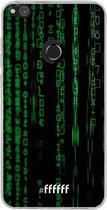 Huawei P8 Lite (2017) Hoesje Transparant TPU Case - Hacking The Matrix #ffffff