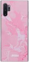 Samsung Galaxy Note 10 Plus Hoesje Transparant TPU Case - Pink Sync #ffffff