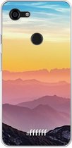 Google Pixel 3 XL Hoesje Transparant TPU Case - Golden Hour #ffffff