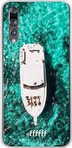 Huawei P20 Pro Hoesje Transparant TPU Case - Yacht Life #ffffff