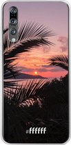 Huawei P20 Pro Hoesje Transparant TPU Case - Pretty Sunset #ffffff
