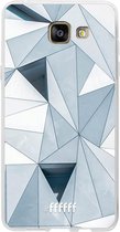 Samsung Galaxy A5 (2016) Hoesje Transparant TPU Case - Mirrored Polygon #ffffff