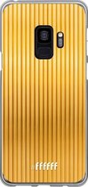 Samsung Galaxy S9 Hoesje Transparant TPU Case - Bold Gold #ffffff