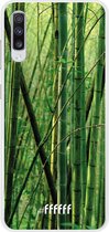 Samsung Galaxy A70 Hoesje Transparant TPU Case - Bamboo #ffffff