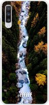Samsung Galaxy A70 Hoesje Transparant TPU Case - Forest River #ffffff