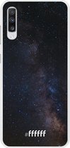 6F hoesje - geschikt voor Samsung Galaxy A70 -  Transparant TPU Case - Dark Space #ffffff